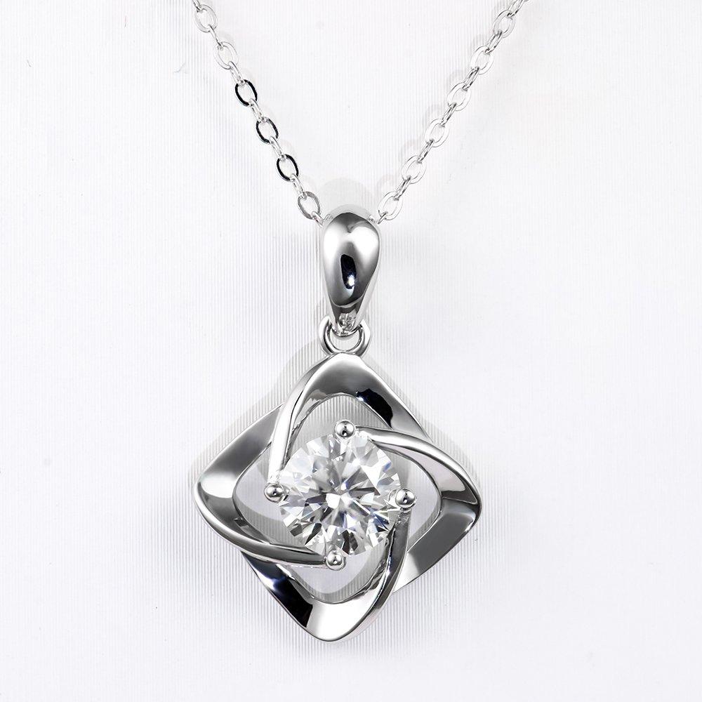 New Clover Moissanite Pendant